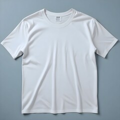 Blank white t-shirt mockup