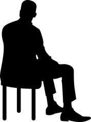 Figure Man Silhouette Element