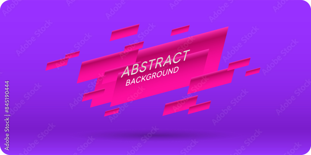 Wall mural abstract geometric background. design poster with the flat figures. vector illustration.