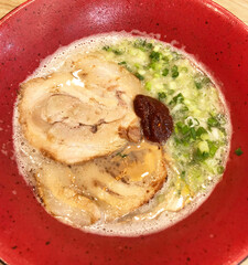 Ramen with Pork Belly and Egg in Pork Bone Soup