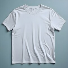 Blank white t-shirt mockup