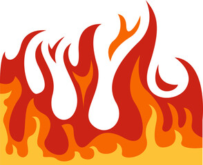 Fire Frame Border Element