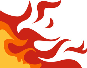 Fire Frame Border Element