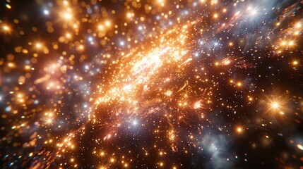 Obraz premium fireworks in the night sky 