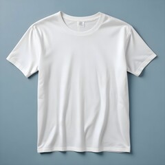 Blank white t-shirt mockup