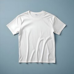 Blank white t-shirt mockup