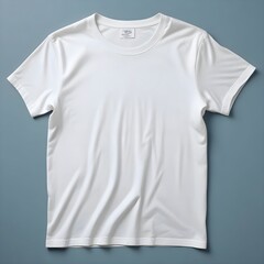 Blank white t-shirt mockup