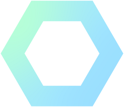 Modern Hexagon Gradient - Powered by Adobe
