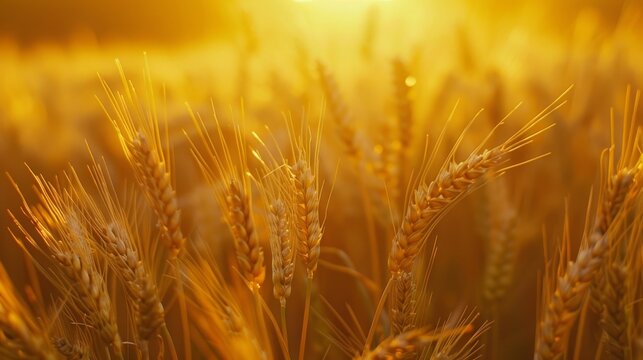 Eternal spring  vast wheat field symbolizing renewal and the infinity of life in springtime
