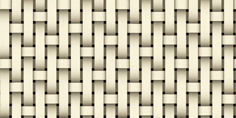 Monochrome wicker background. Geometric seamless pattern. Vector illustration	