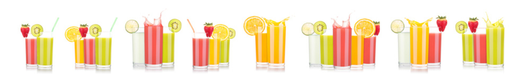 Colorful Summer Drinks with Fruits for a festive touch at your party or barbecue