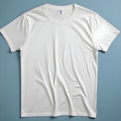 Blank white t-shirt mockup