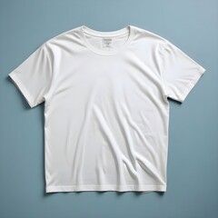 Blank white t-shirt mockup