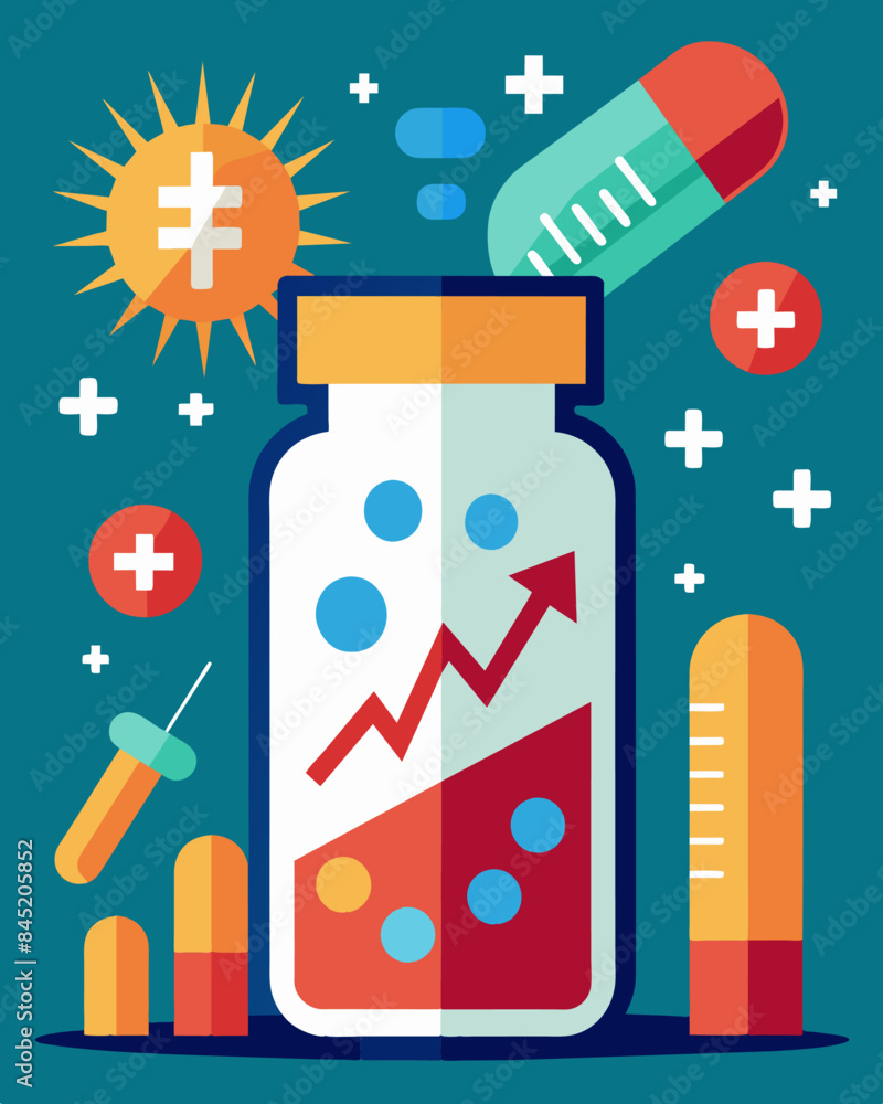 Poster an advertit for a new and expensive medication promising miraculous results but with a price tag tha