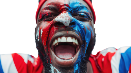 Fan on white isolated transparent background