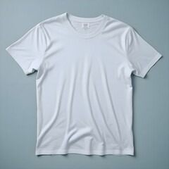 Blank white t-shirt mockup