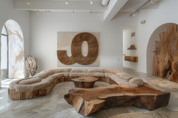 Collection of Large corner sofa with several chairs in the room designs inspiration ideas