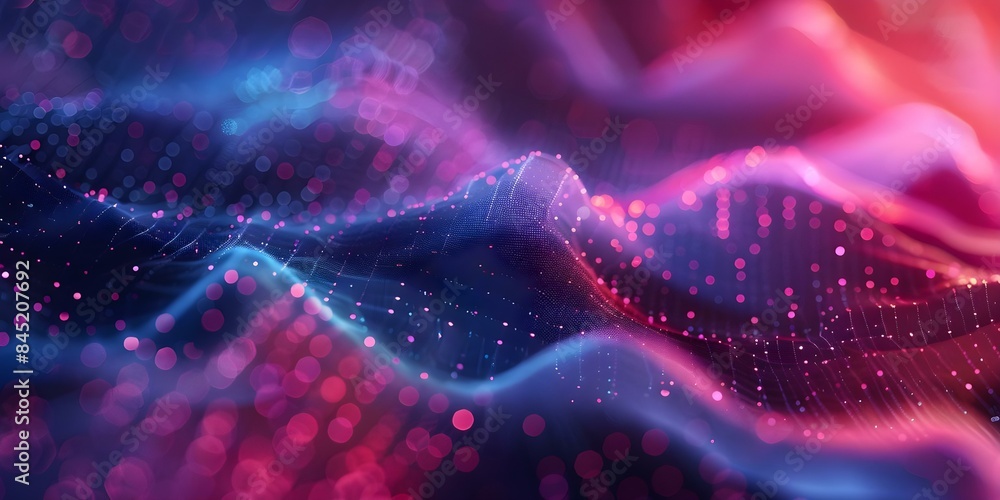 Poster abstract digital backgrounds for technology, ai neural networks, and science themes. concept technol