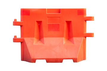 road barrier isolated