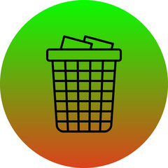 Paper Bin Icon
