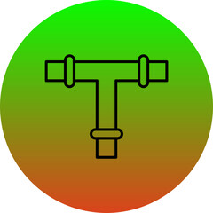 Obraz premium Plastic Pipe Icon