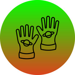 Space Gloves Icon
