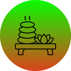 Hot Stone Icon