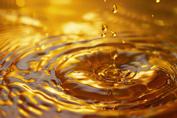 Generative ai on theme of beautiful texture surface motor oil, design natural abstract background