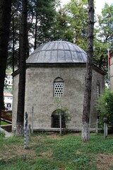 Aksemsettin Tomb is located in Bolu Goynuk township. Aksemsettin is Fatih Sultan Mehmet's teacher. The tomb was built in 1464 during the Ottoman period.