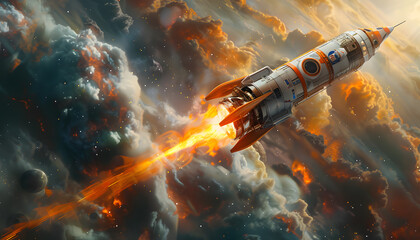 Obraz premium space background