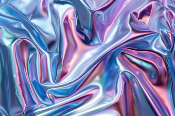 Generative ai on theme of beautiful texture metal creasy foil, design natural abstract background
