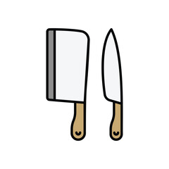 Knives vector icon