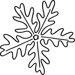 hand drawn top view of tree illustration.