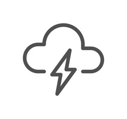 Energy related icon outline and linear vector.
