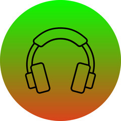 Fototapeta premium Headphone Icon