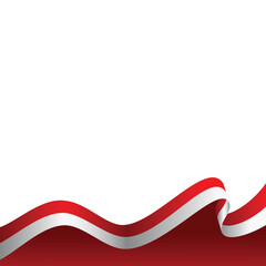 Indonesian Indepedence Day Flag Footer