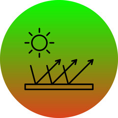 Specular reflection Icon