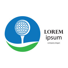 golf sports arena logo design