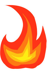 Fire flames icon illustration