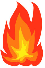 Fire flames icon illustration
