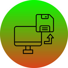 Fototapeta premium Backup Icon