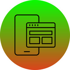 Mobile Web Icon