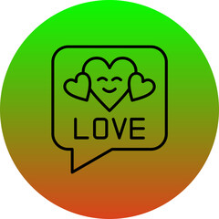 Love Message Icon