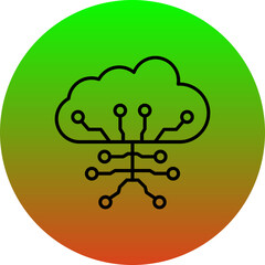 Cloud computing Icon