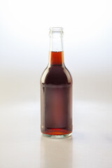 Cola glass bottle with long neck