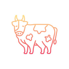Cow vector icon