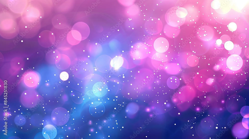 Aufkleber abstract light blur and bokeh effect background with vector defocused sunshine and sparkling lights 
