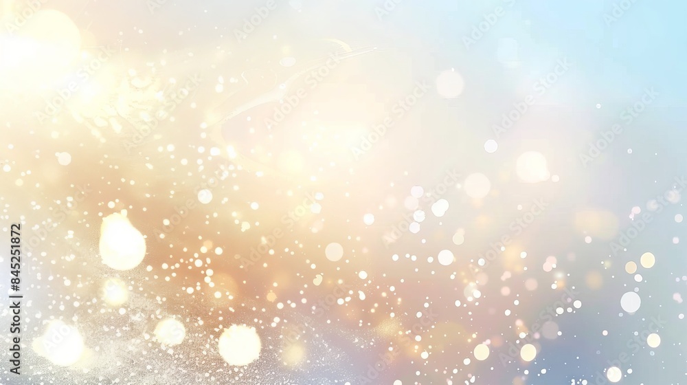 Aufkleber abstract light blur and bokeh effect background with vector defocused sunshine and sparkling lights 