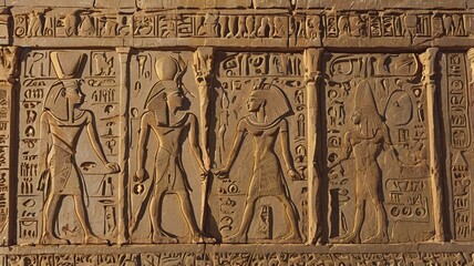 generative AI fictional ancient egyptian hieroglyphs