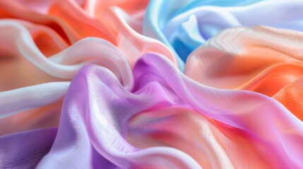 Obraz premium background, texture, silk, fabric, satin, pattern, design, water, blue